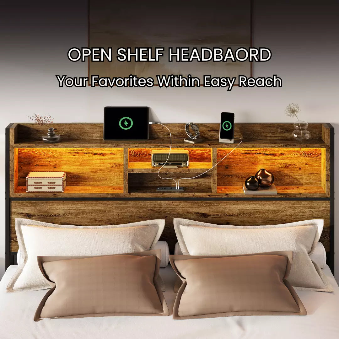 Strato Bookcase Bed Frame