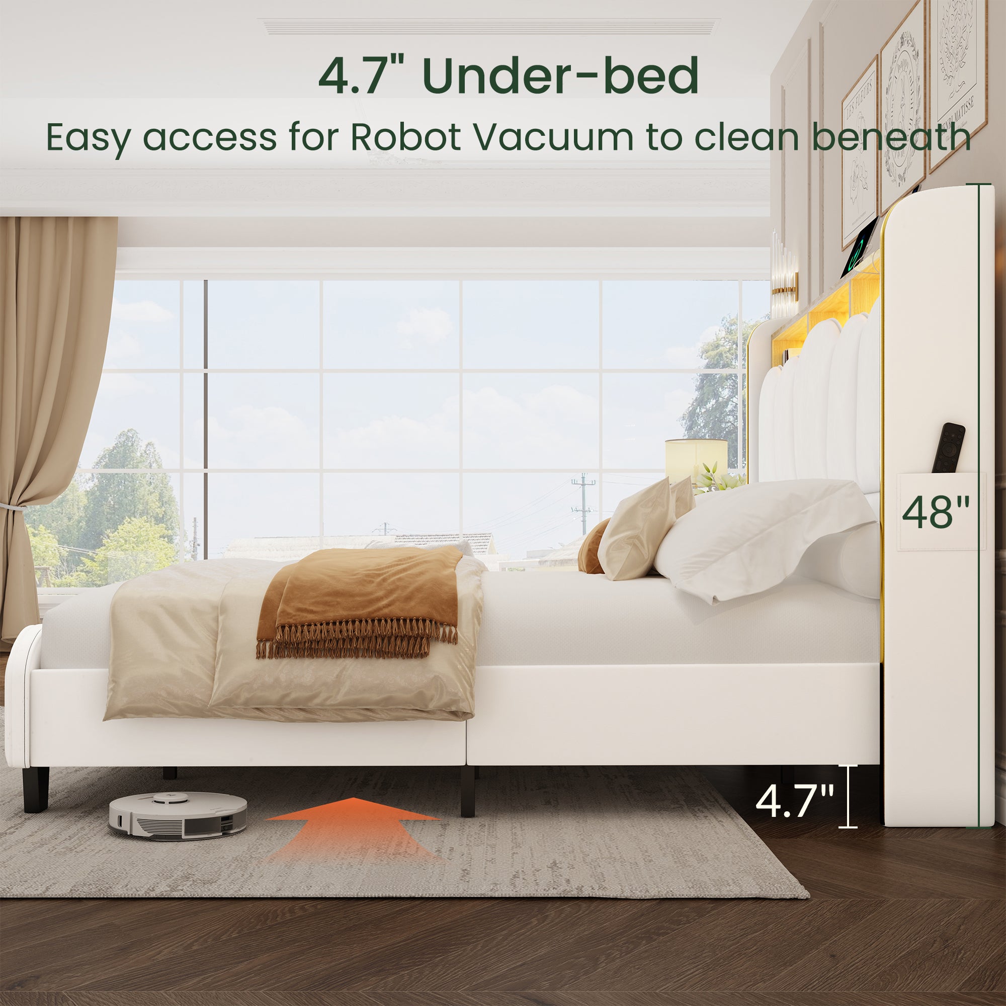 Melora Arch Velvet Bed Frame