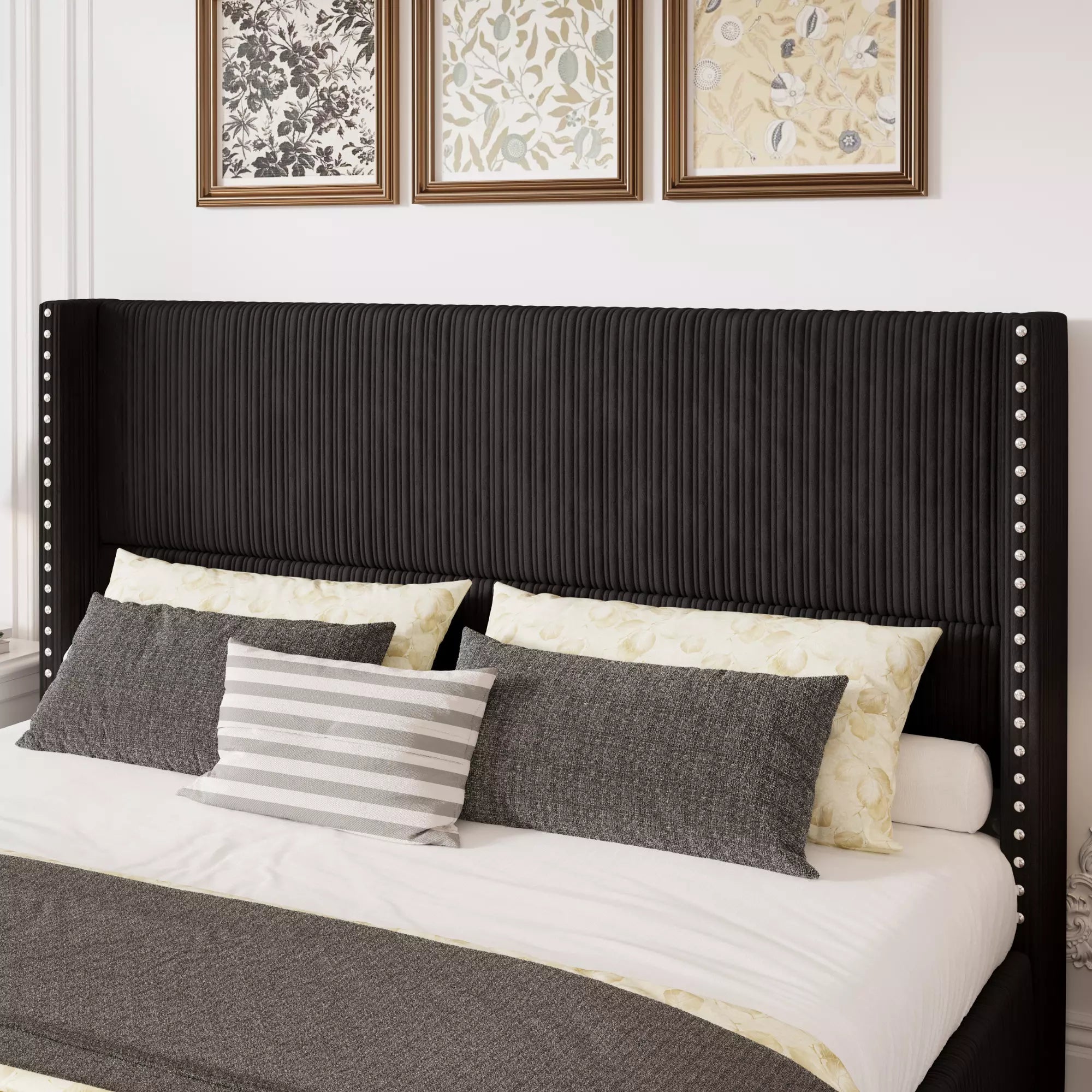 Elysia Corduroy Bed Frame