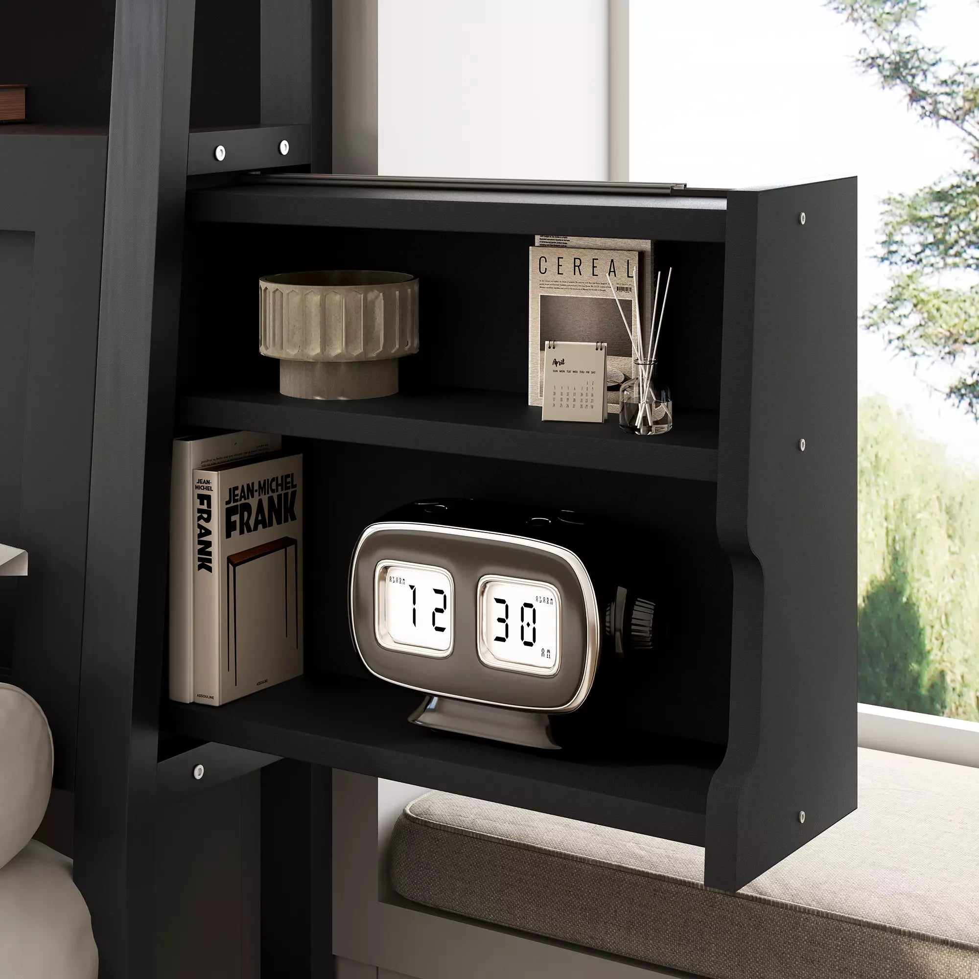 ShelfLit Bookcase Bed Frame with Drawers