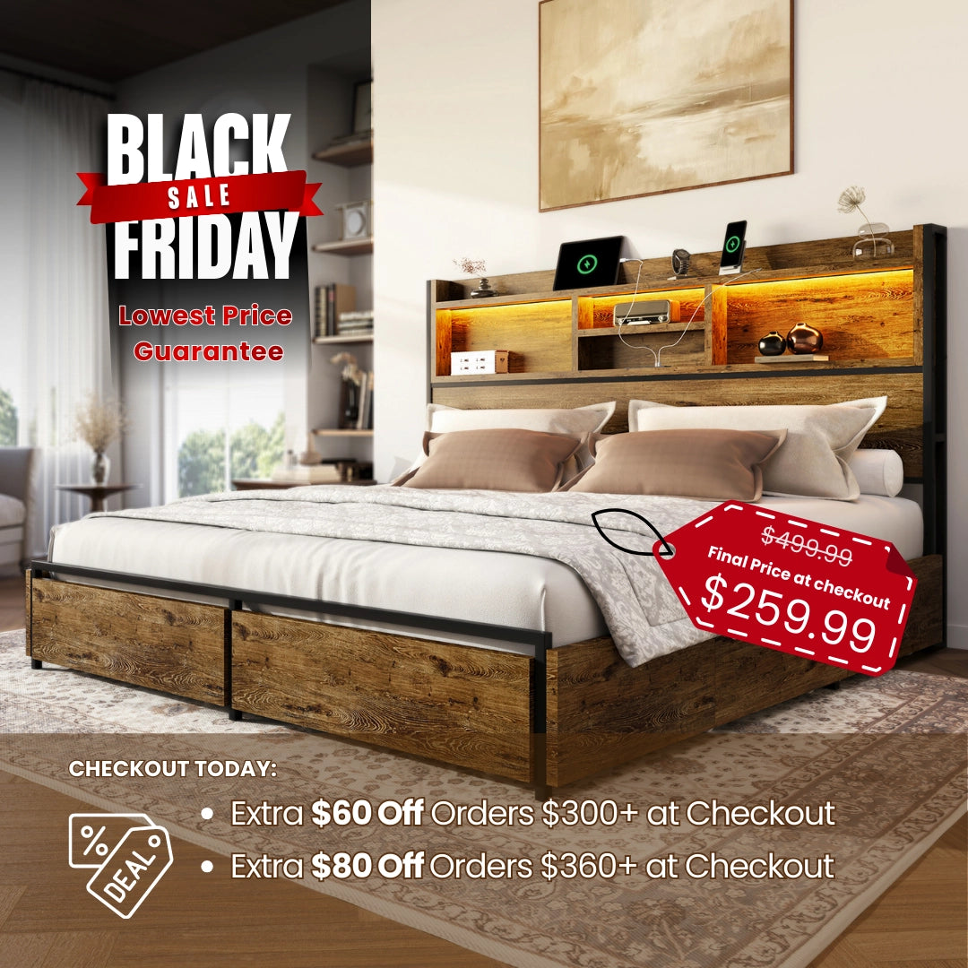 Strato Bookcase Bed Frame