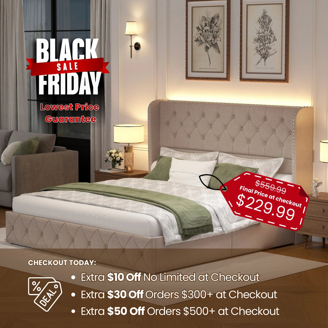 Korav Bed Frame With Led Lights