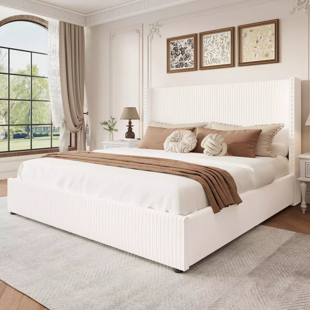 Elysia Corduroy Bed Frame