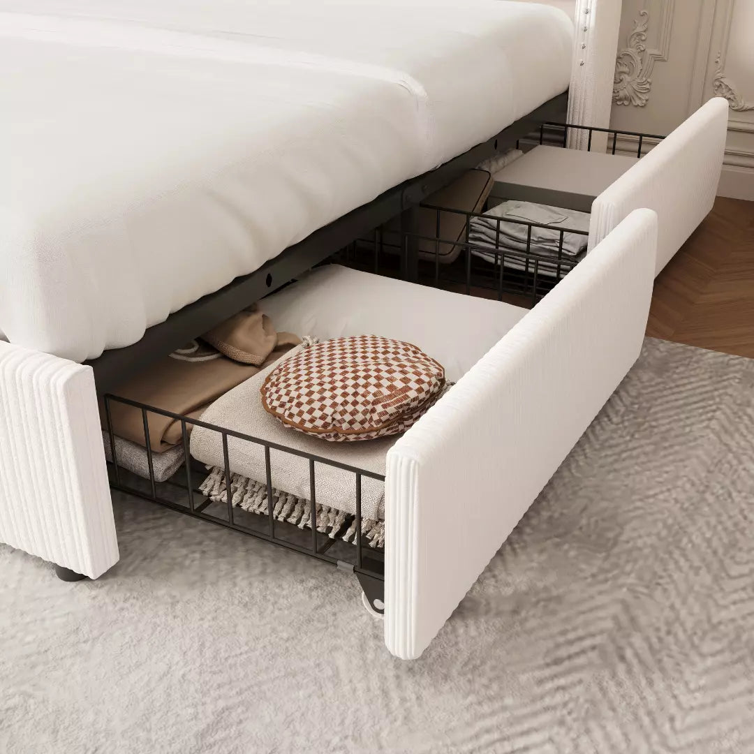 Elysia Corduroy Bed Frame