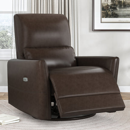 contemporary leather recliner