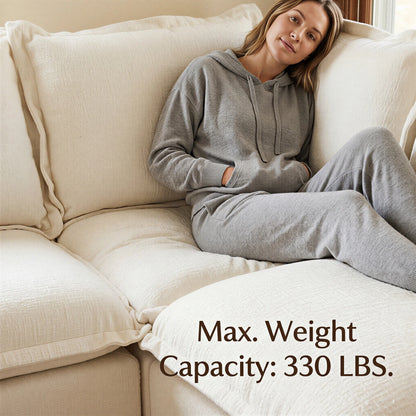 Densa U-Shaped Sectional Cloud Sofa | 3-4 Seater | Spring Cushion |97"-125"