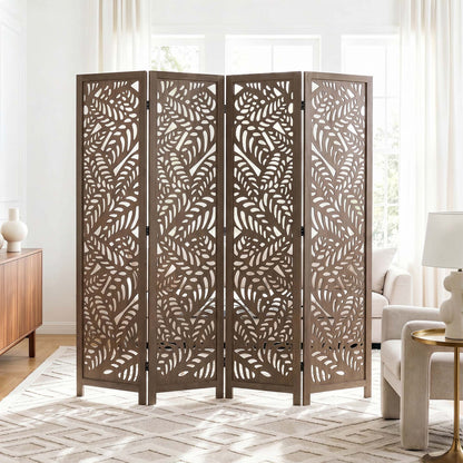 Sora 67" Solid Wood Room Divider