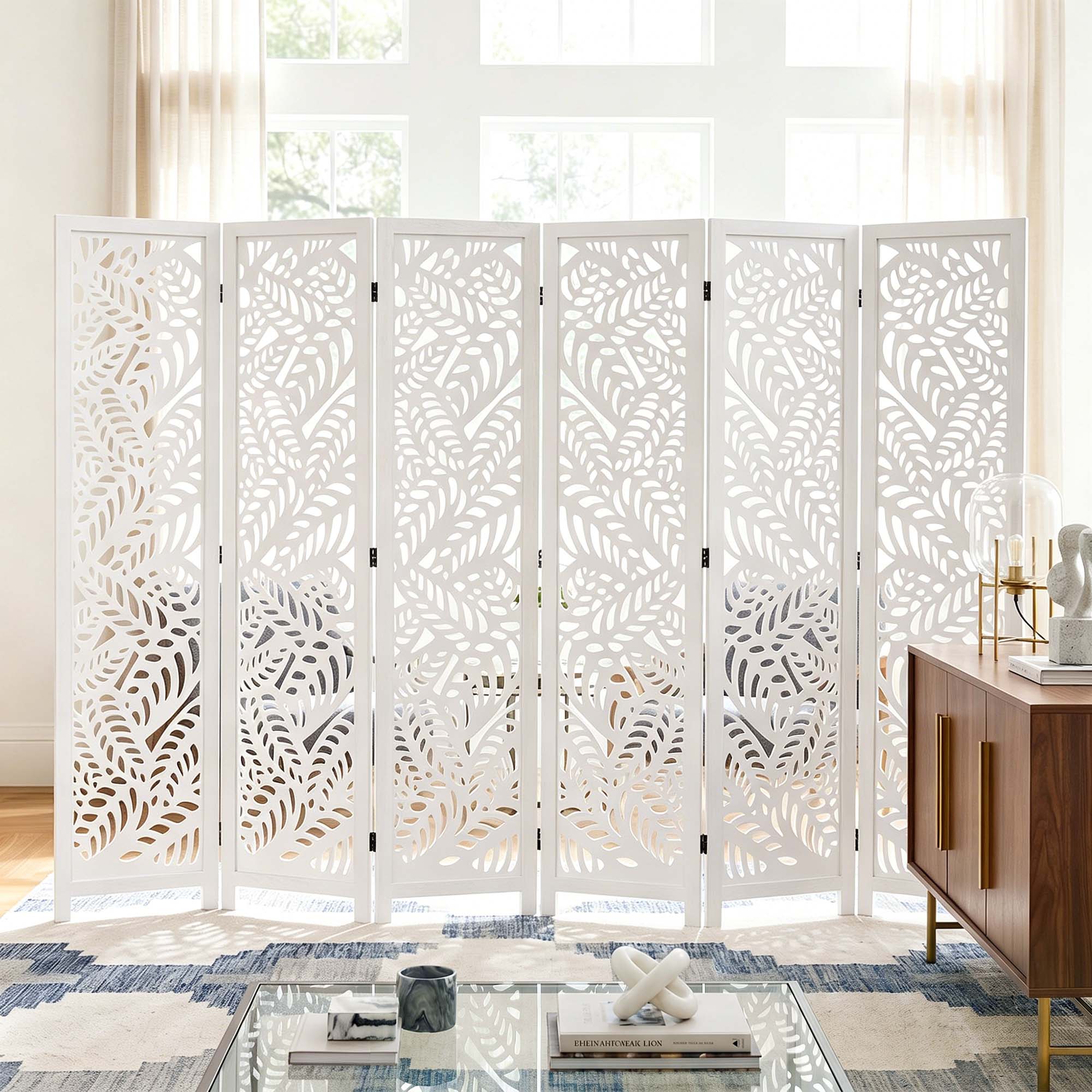Sora 67" Solid Wood Room Divider