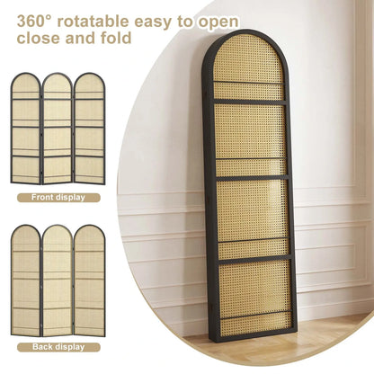 BOHO 67" Arched Folding Room Divider