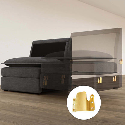 Densa L Shaped Sectional Cloud Sofa | 3-4 Seater |  Spring Cushion | 97"~125"
