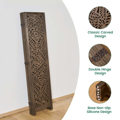 Sora 67" Solid Wood Room Divider
