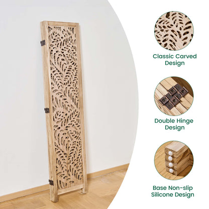 Sora 67" Solid Wood Room Divider