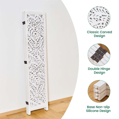 Sora 67" Solid Wood Room Divider