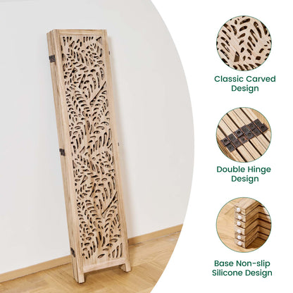 Sora 67" Solid Wood Room Divider
