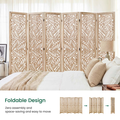 Sora 67" Solid Wood Room Divider