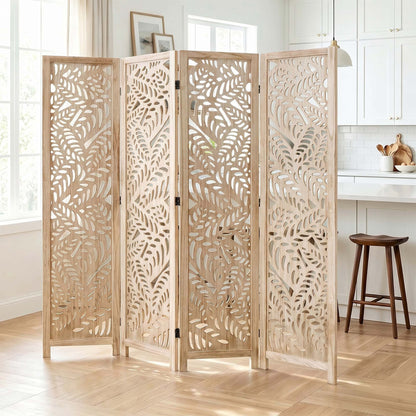 Sora 67" Solid Wood Room Divider