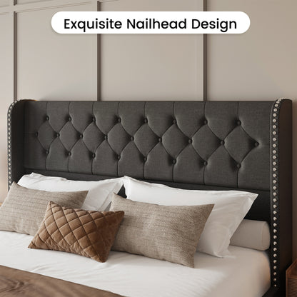 Korall Upholstered Bed Frame with Storage