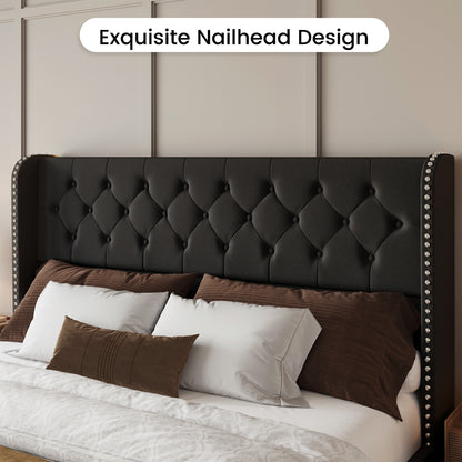 Korall Upholstered Bed Frame with Storage