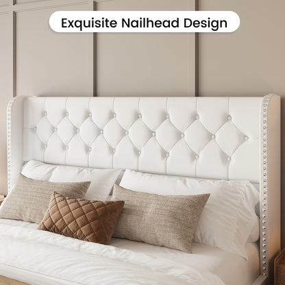 Korall Upholstered Bed Frame with Storage