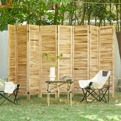 Classic 67" Louvered Wooden Room Divider