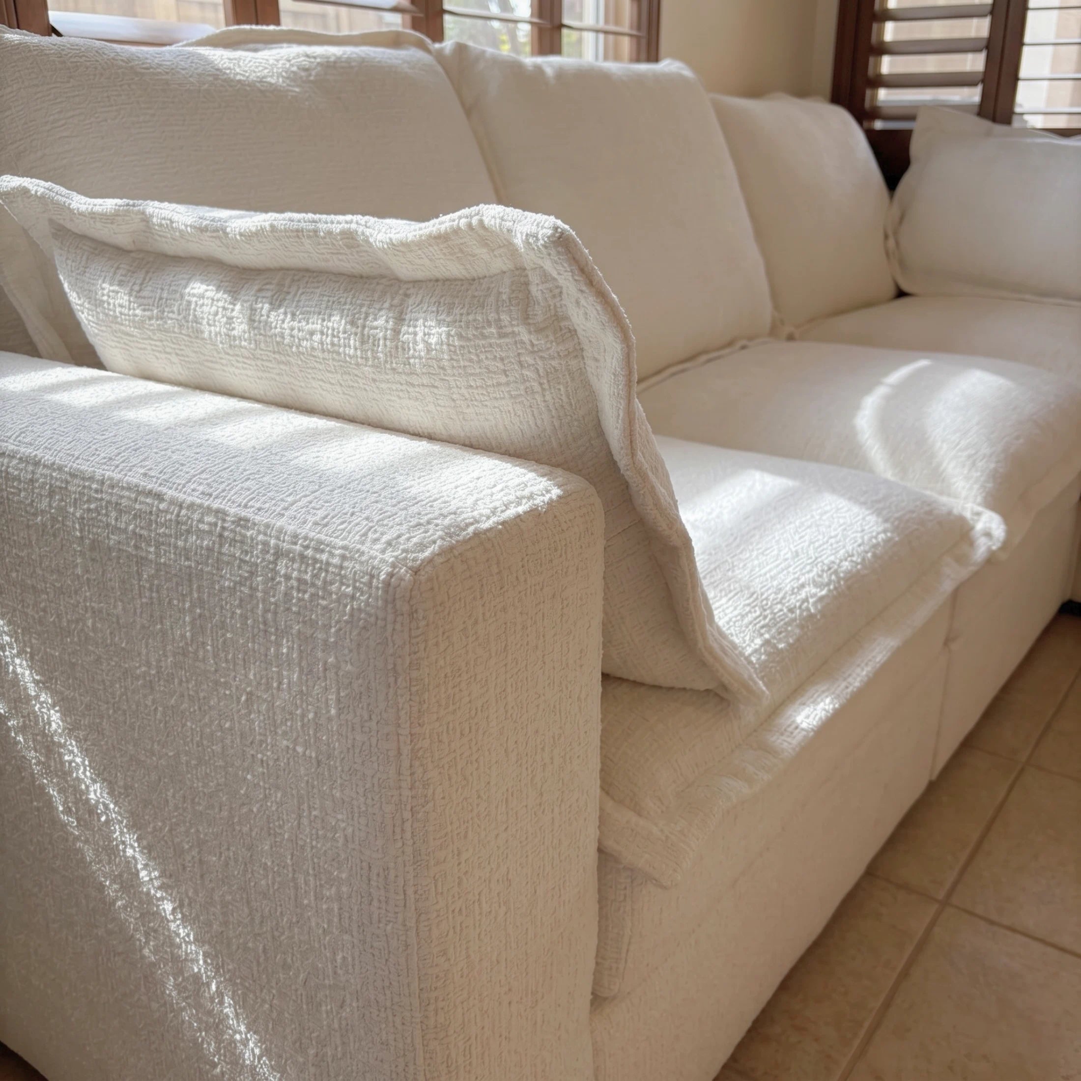 Densa U-Shaped Sectional Cloud Sofa | 3-4 Seater | Spring Cushion |97"-125"