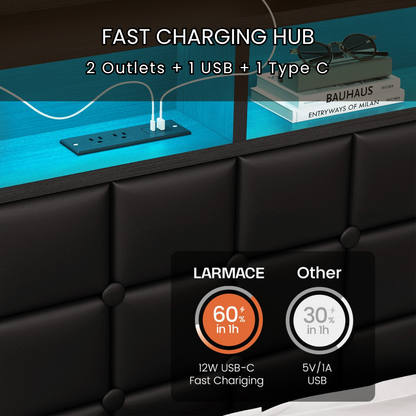 Cubes Bookcase Headboard Bed Frame