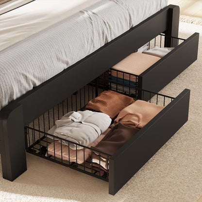 Aspen Bookcase Headboard Storage Bed Frame