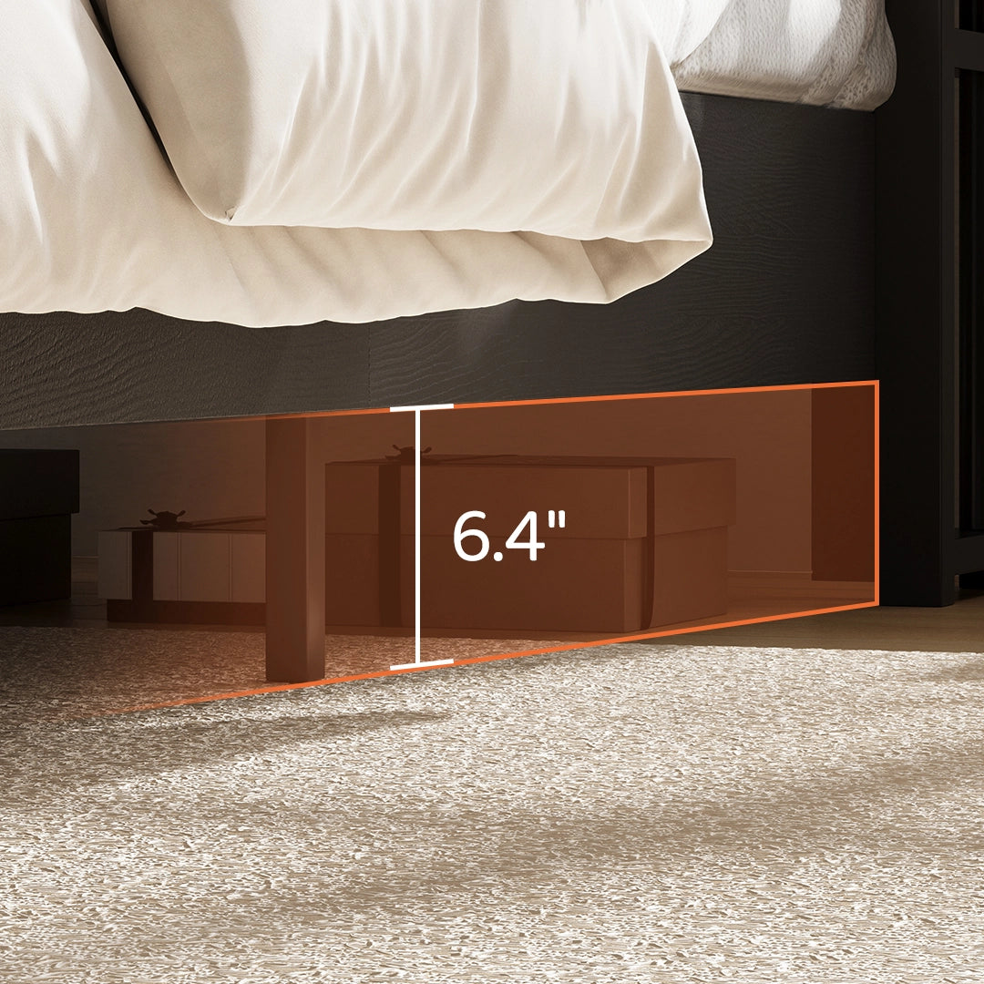 Aspen Bookcase Headboard Storage Bed Frame