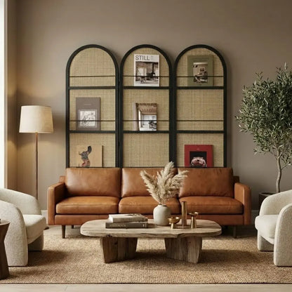 BOHO 67" Arched Folding Room Divider
