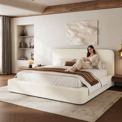 Elora Cloud Upholstered Bed Frame