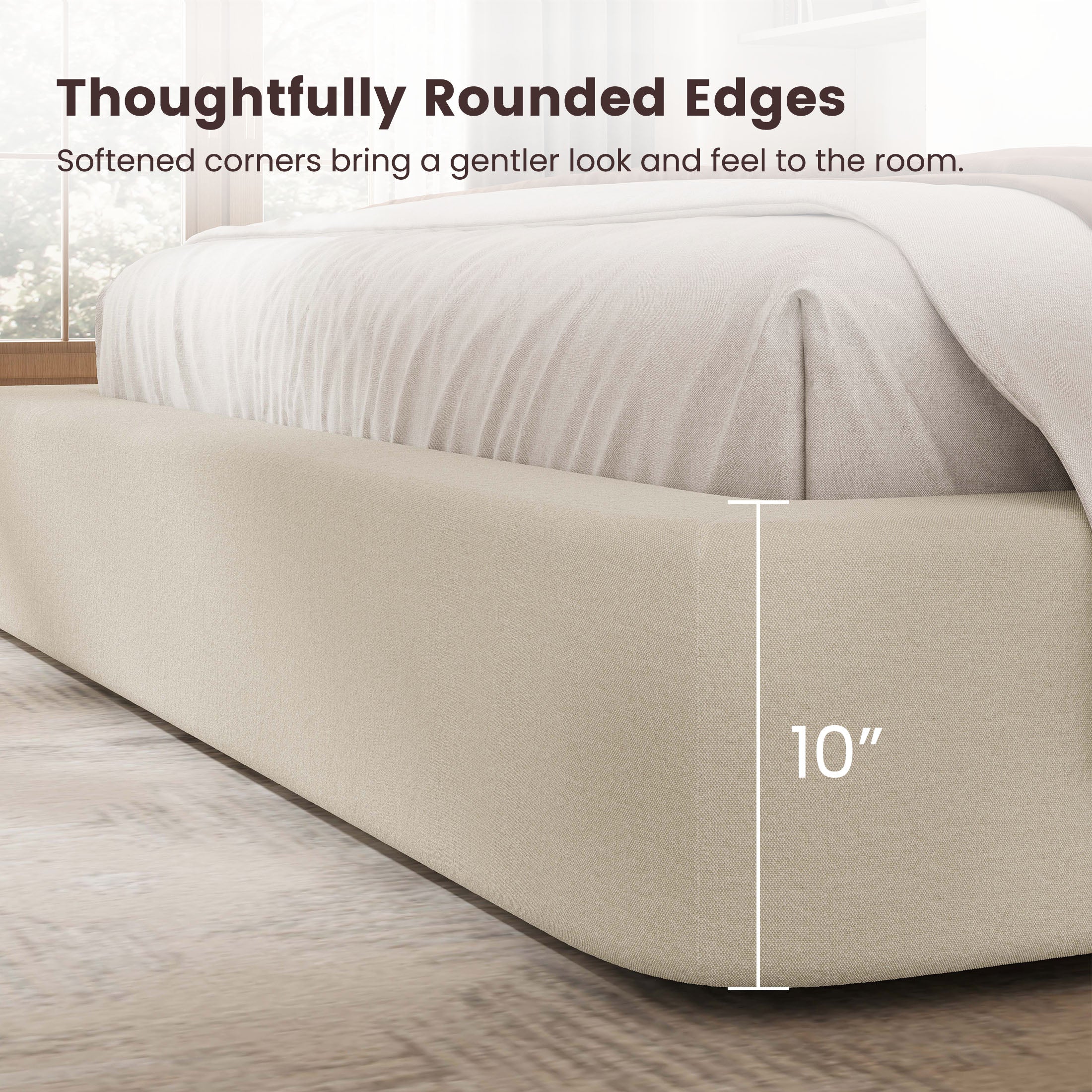 Elora Cloud Upholstered Bed Frame