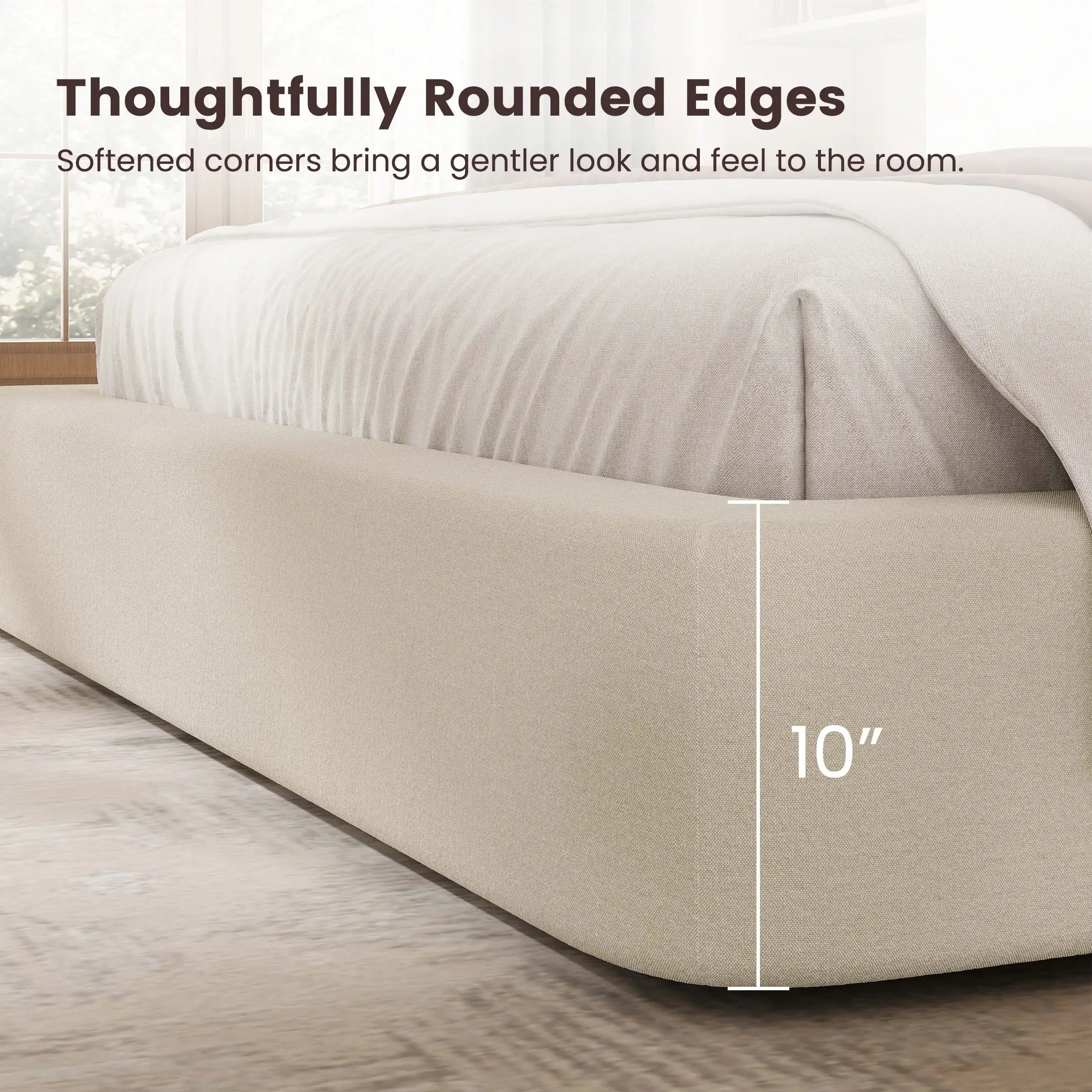 Elora Cloud Upholstered Bed Frame