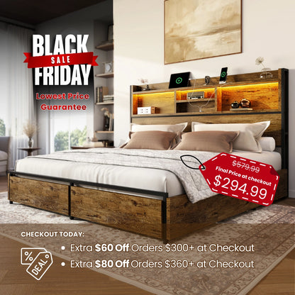 Strato Bookcase Bed Frame