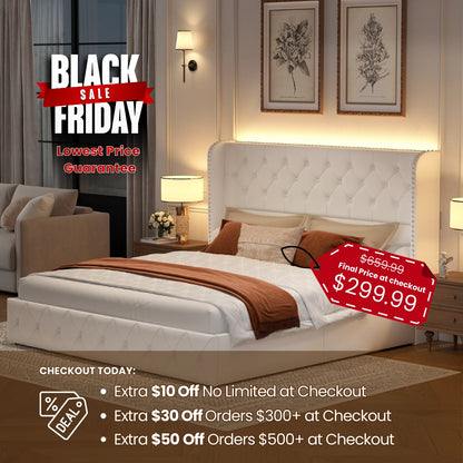 Korav Bed Frame With Led Lights