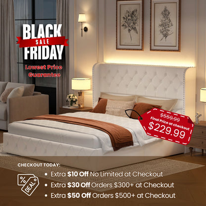 Korav Bed Frame With Led Lights