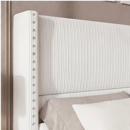 Elysia Corduroy Storage Bed Frame