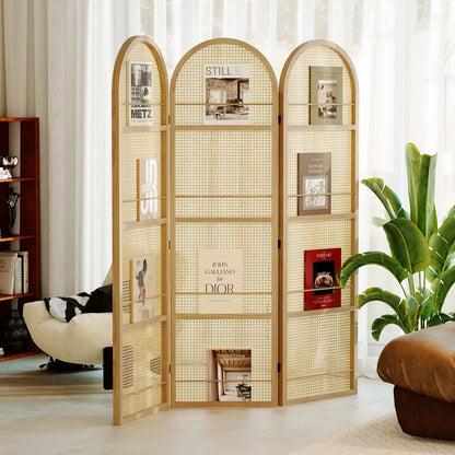 BOHO 67" Arched Folding Room Divider