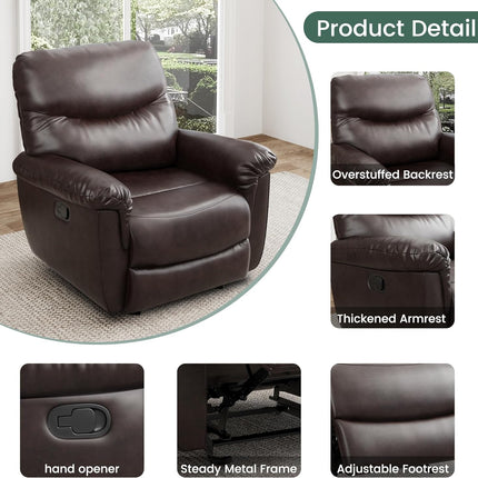 reclining leather chair
