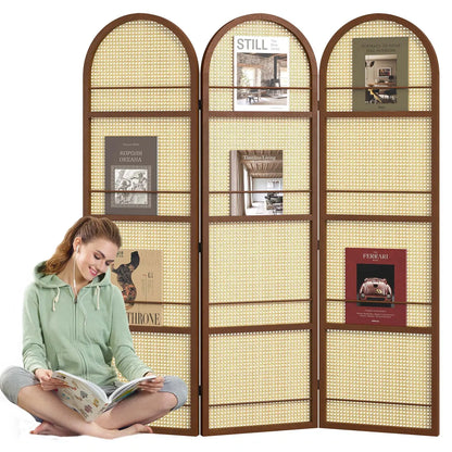 BOHO 67" Arched Folding Room Divider